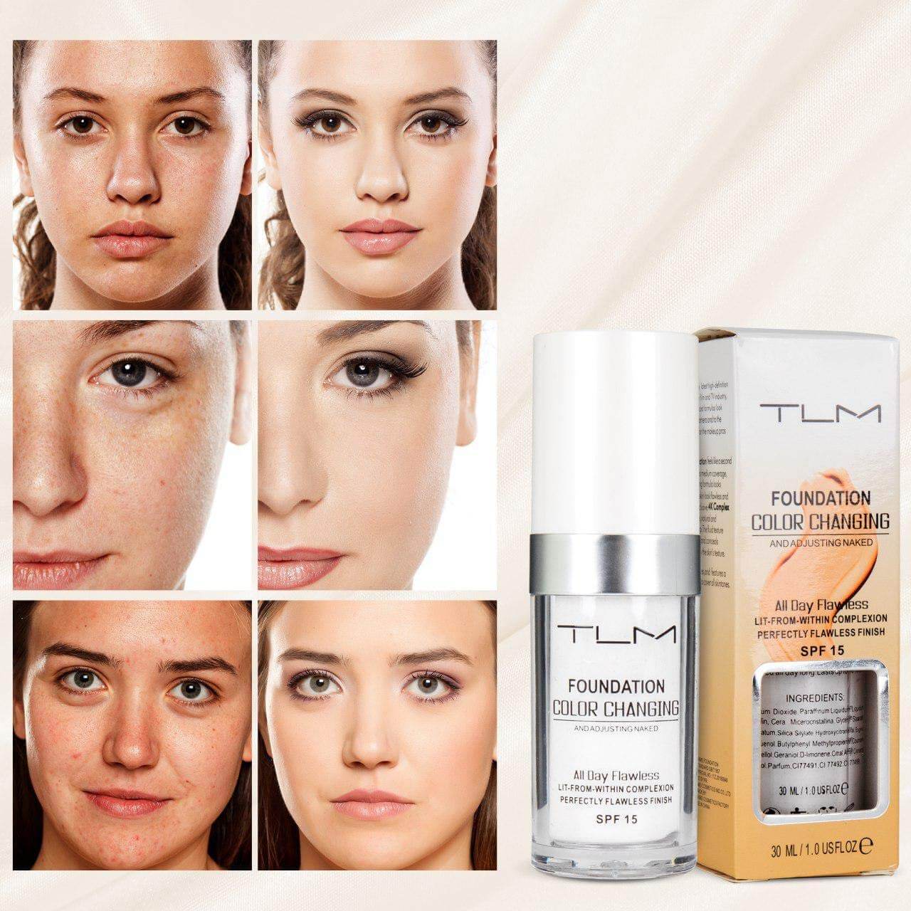 TLM | Color Changing Foundation - 1+1 gratis