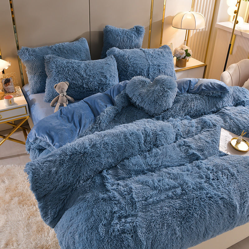 Comfy Dreams™ | Luxe Pluche Beddengoed | 5-delige Set + Gratis Hartkussen