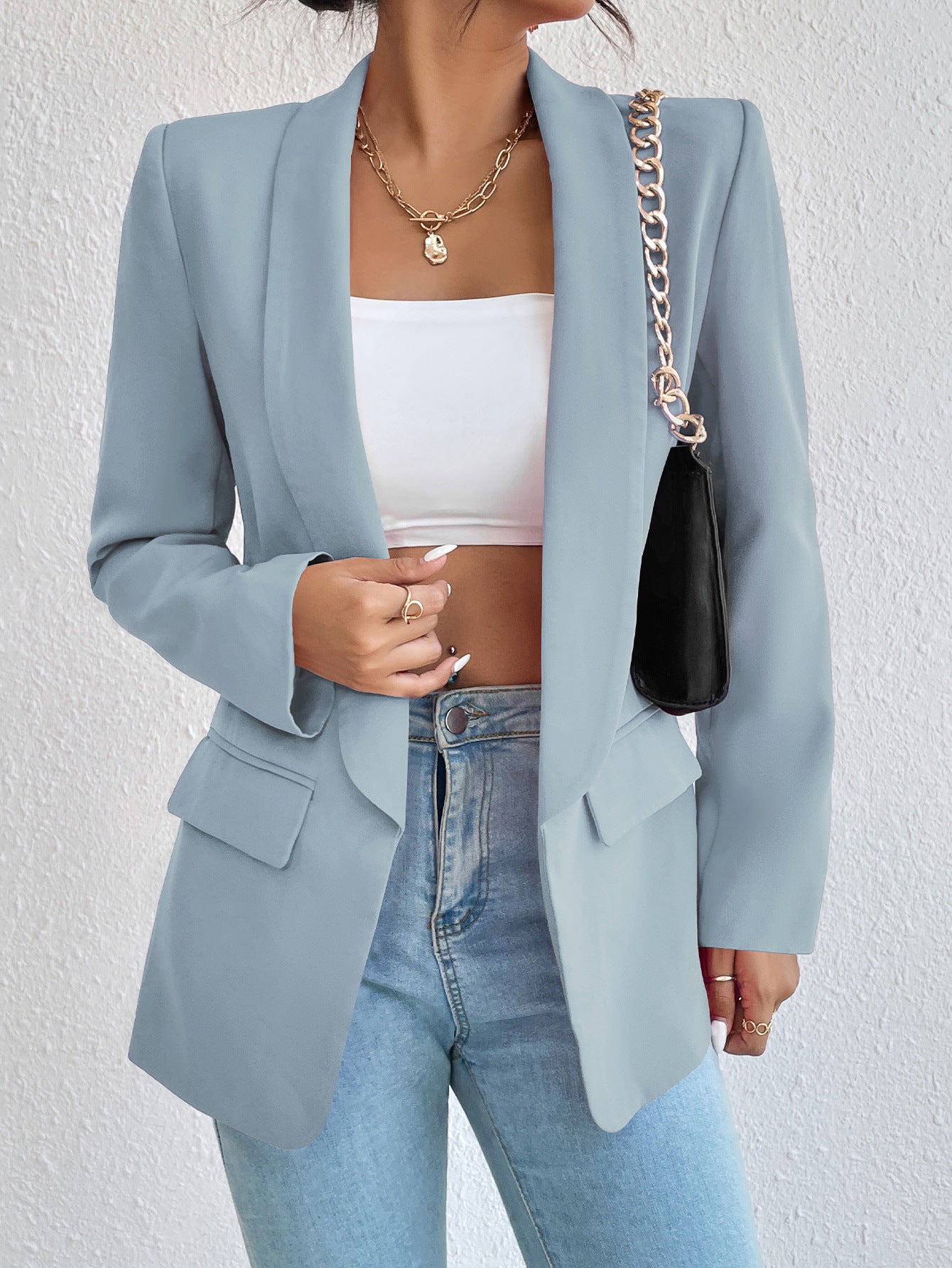 Luxe getailleerde Blazer (deze week 25% korting)