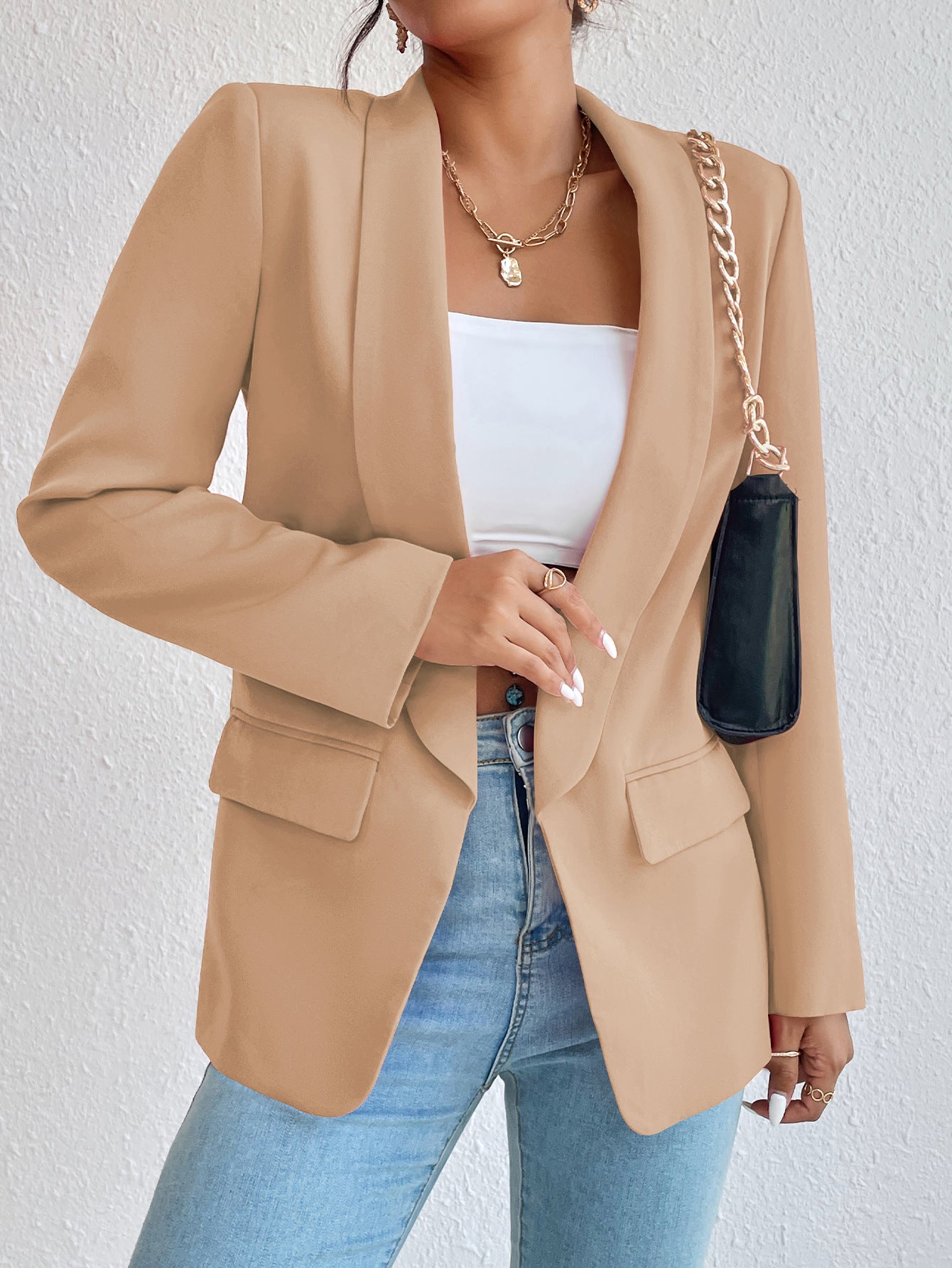 Luxe getailleerde Blazer (deze week 25% korting)