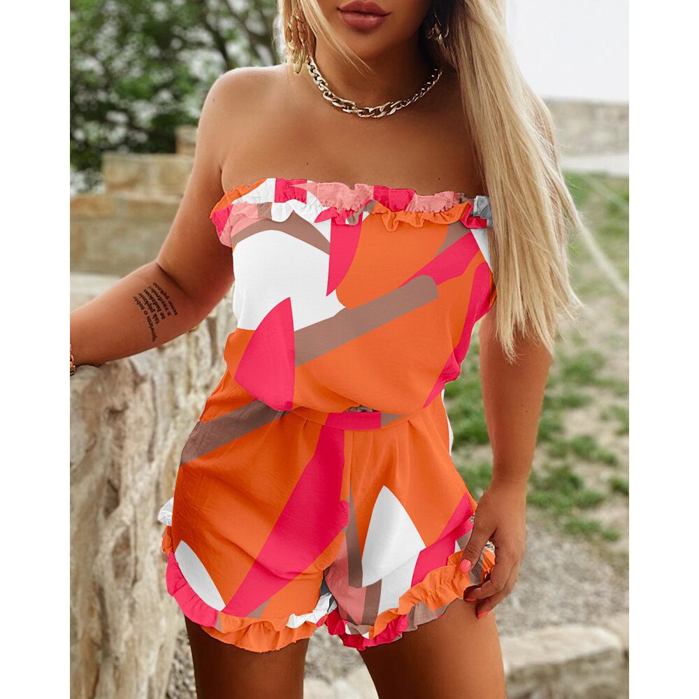 Off-Shoulder Playsuit (deze week 25% korting)