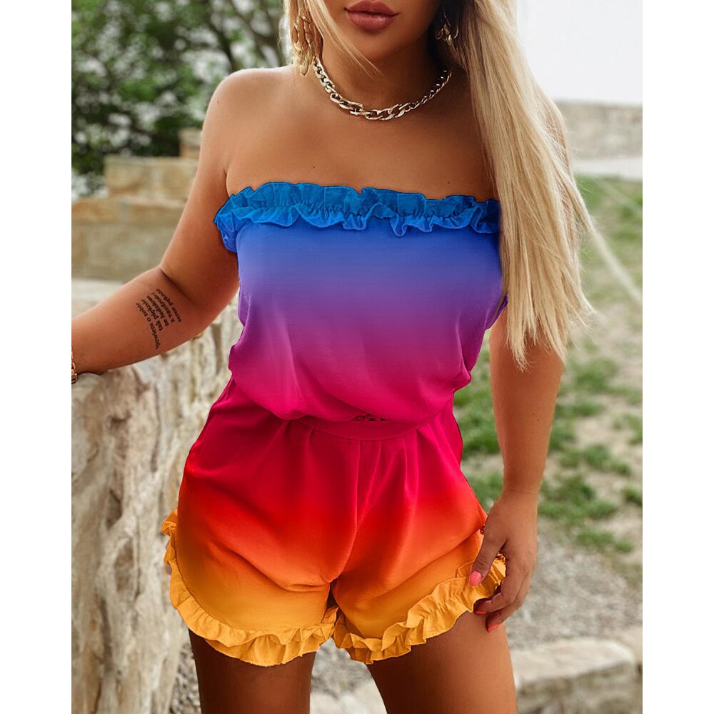 Off-Shoulder Playsuit (deze week 25% korting)