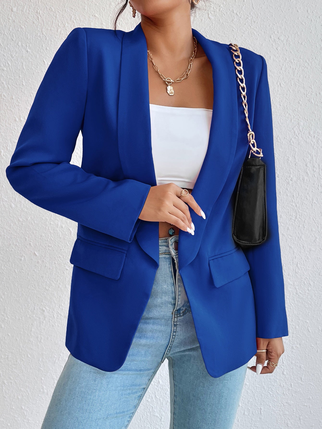 Luxe getailleerde Blazer (deze week 25% korting)