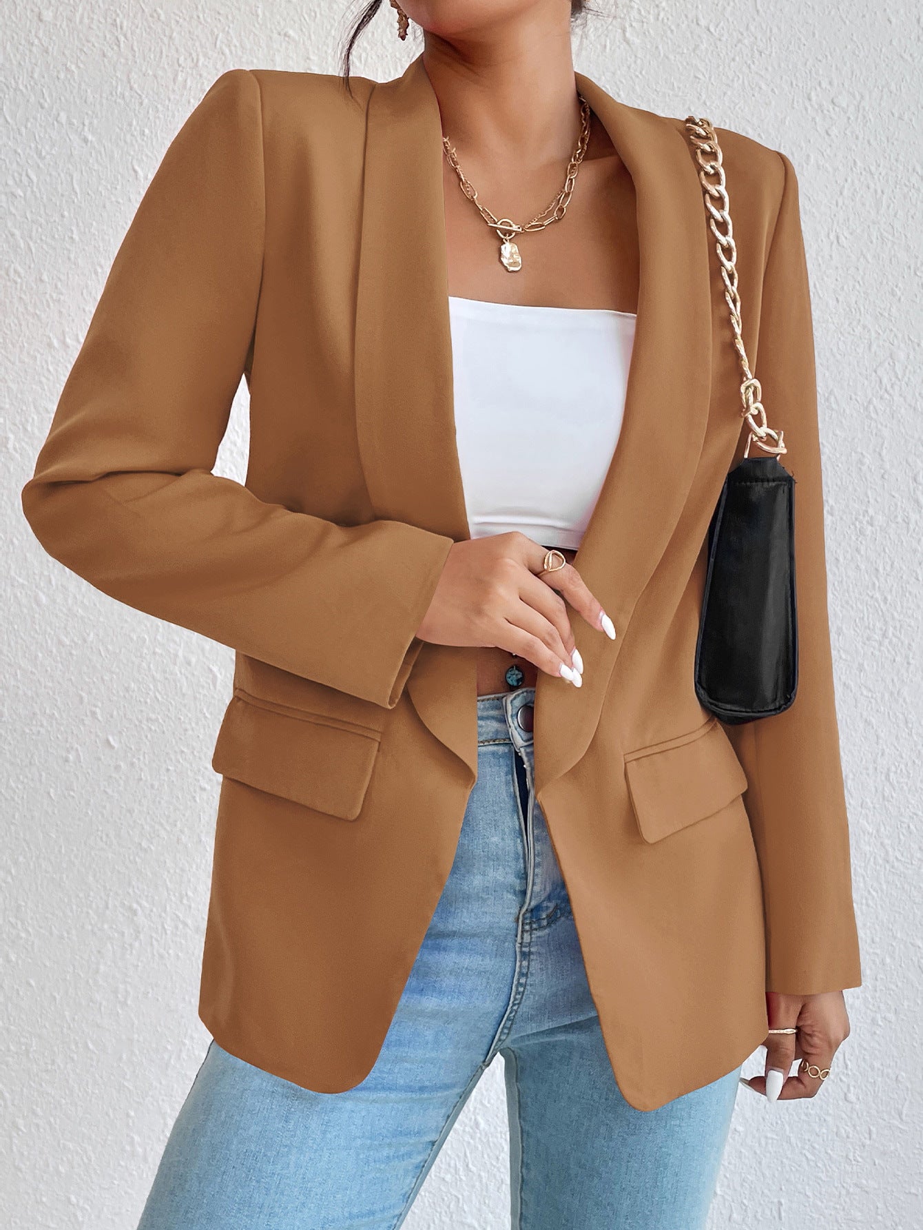 Luxe getailleerde Blazer (deze week 25% korting)