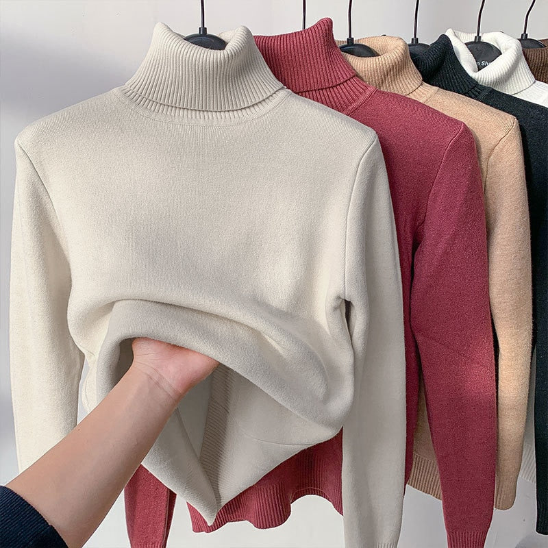 Turtleneck Jumper - fleece sweater (deze week 1+1 gratis)