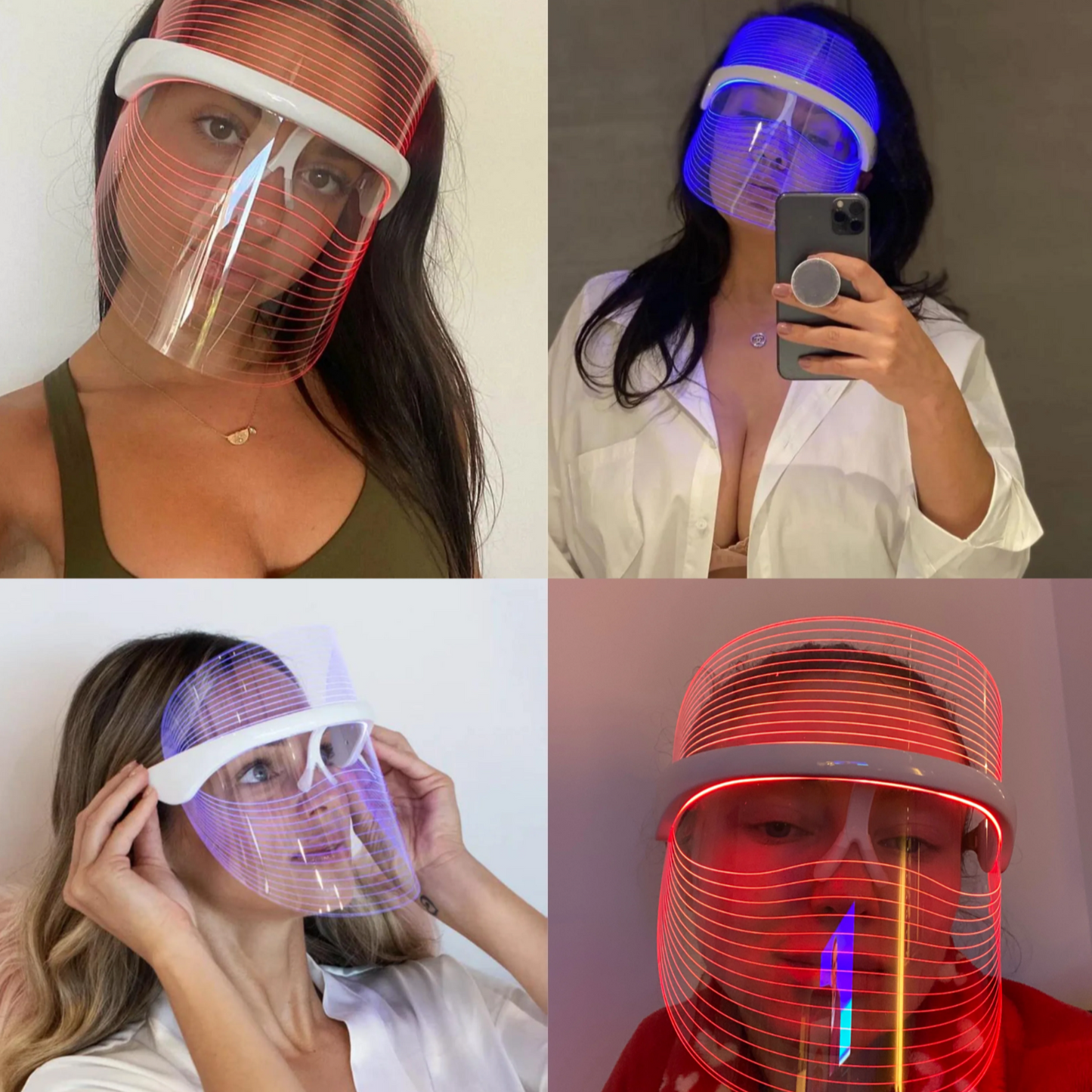 Glow Shield™ - LED Licht Therapie Masker