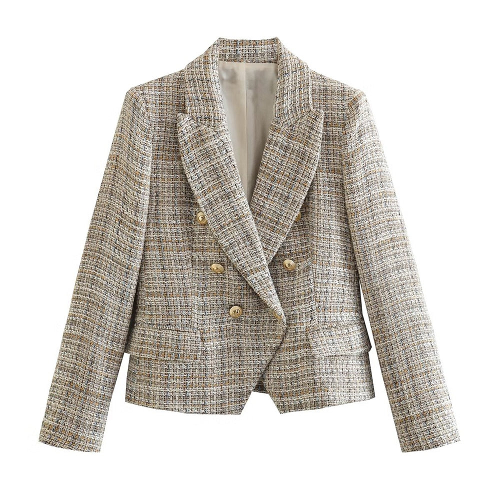 Victoria™ - Chique geruite blazer