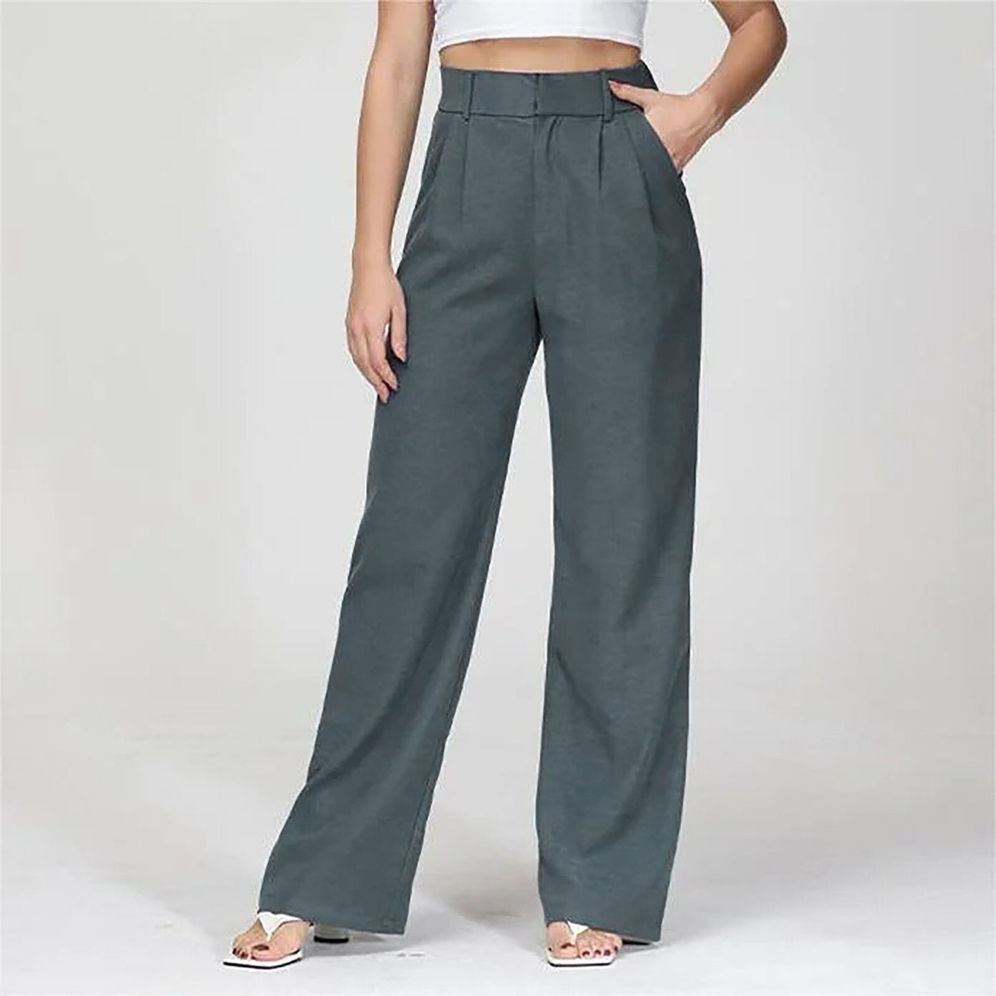 Flare broek - High waist (deze week 1+1 gratis)