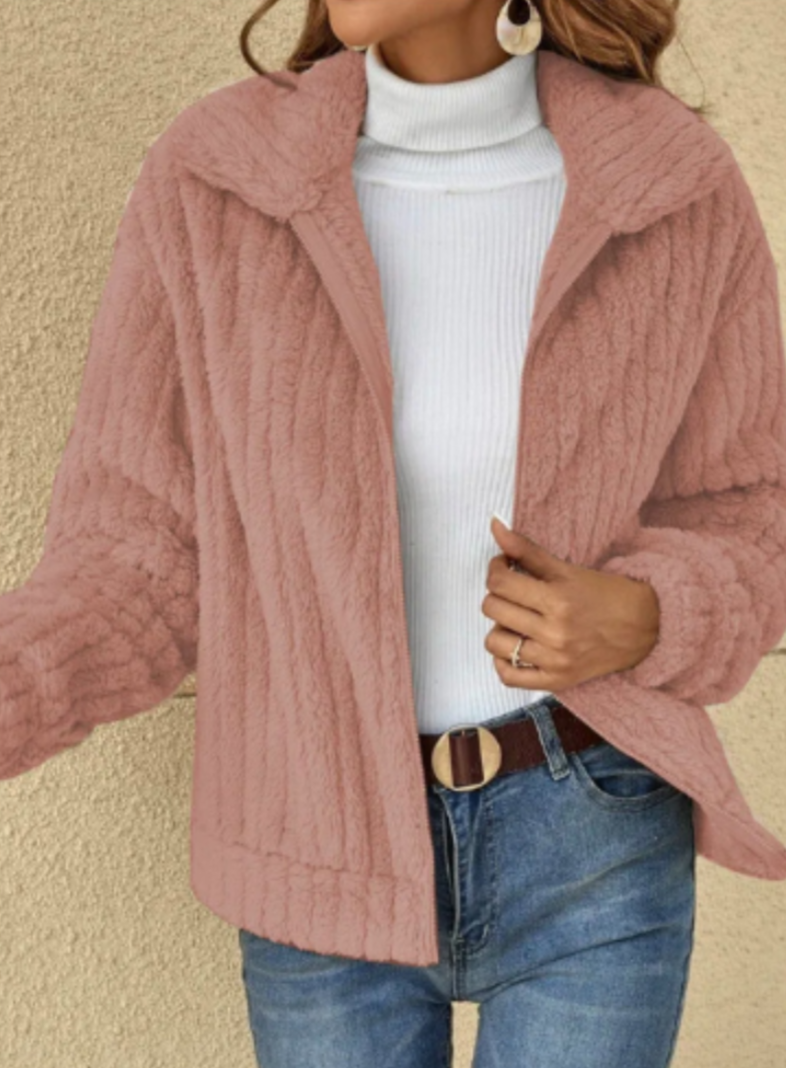 Warme Teddy Cardigan