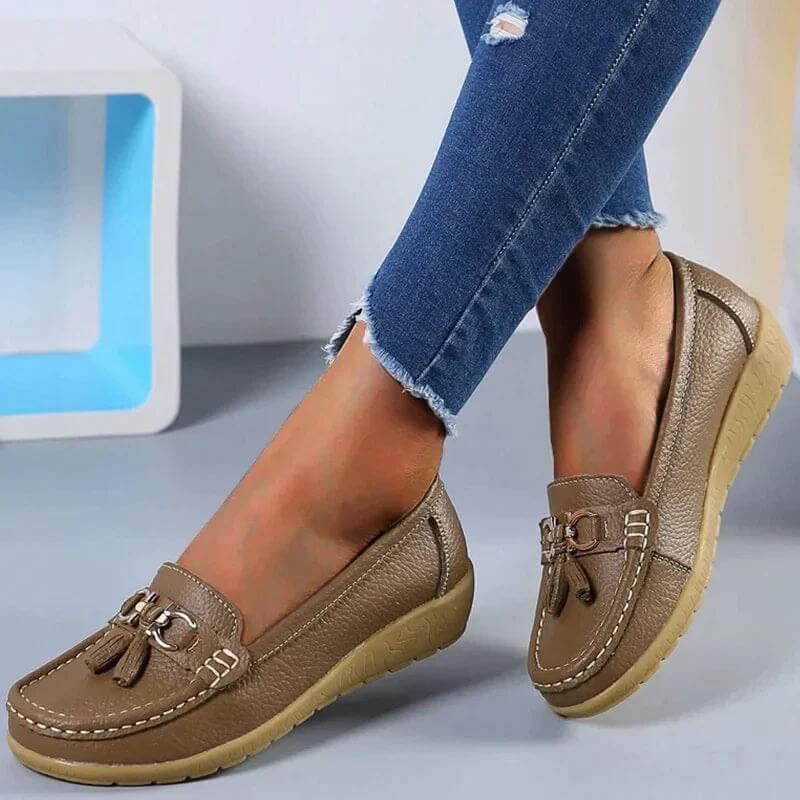 Libi Lou™ -  Leren Loafers