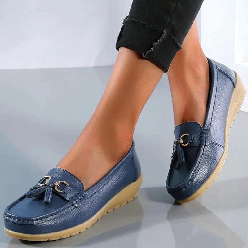 Libi Lou™ -  Leren Loafers