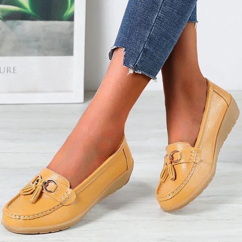 Libi Lou™ -  Leren Loafers