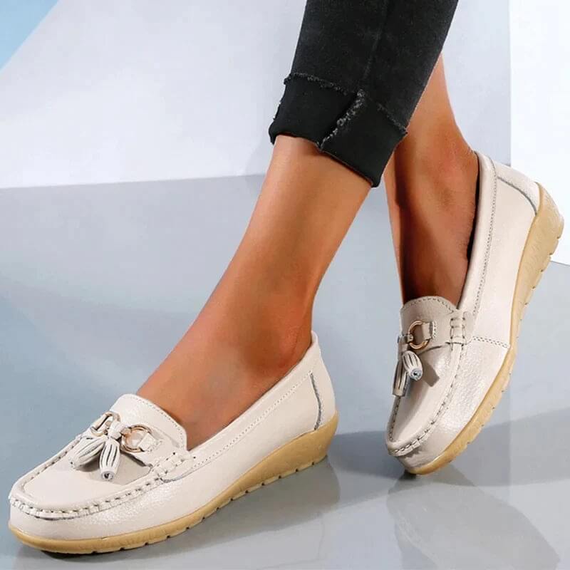 Libi Lou™ -  Leren Loafers