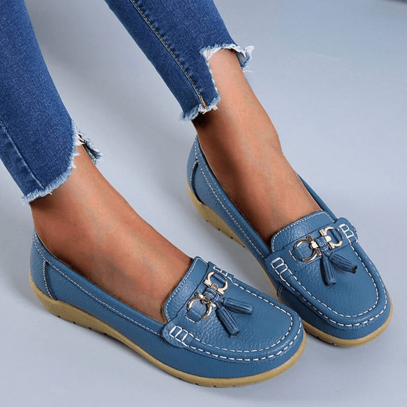 Libi Lou™ -  Leren Loafers