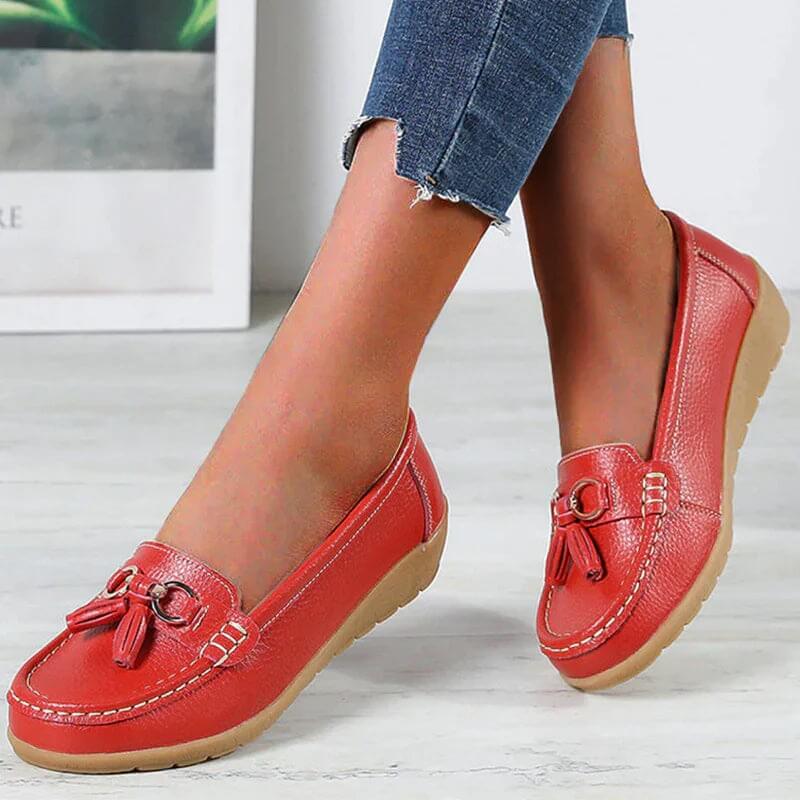 Libi Lou™ -  Leren Loafers