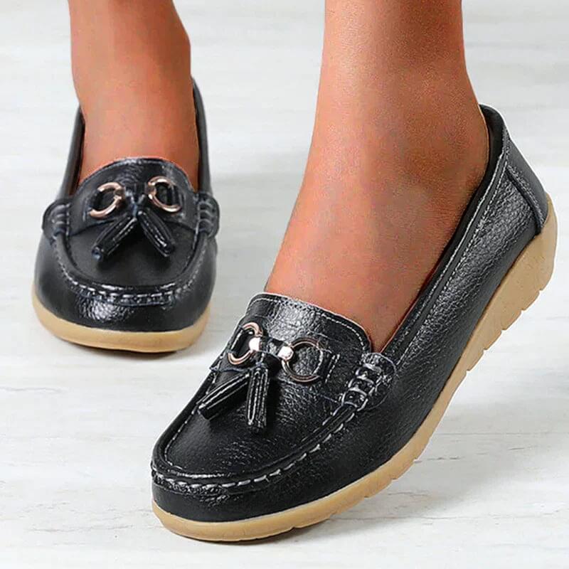 Libi Lou™ -  Leren Loafers