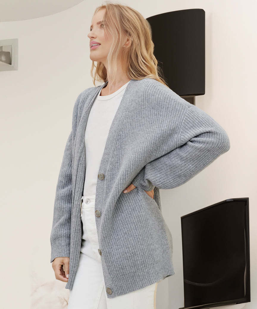 Premium Kasjmier Cardigan Vest